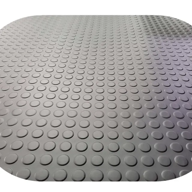 1/4-Inch Thick Non-Slip Rubber Flooring Roll – 5 ft x 32.8 ft (161 SQFT), Ideal for Gyms, Garages & Warehouses