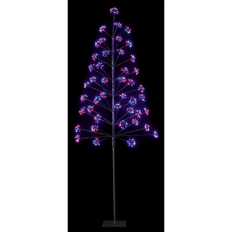 1.8m LED Rainbow Microbrights Christmas Tree Light Set