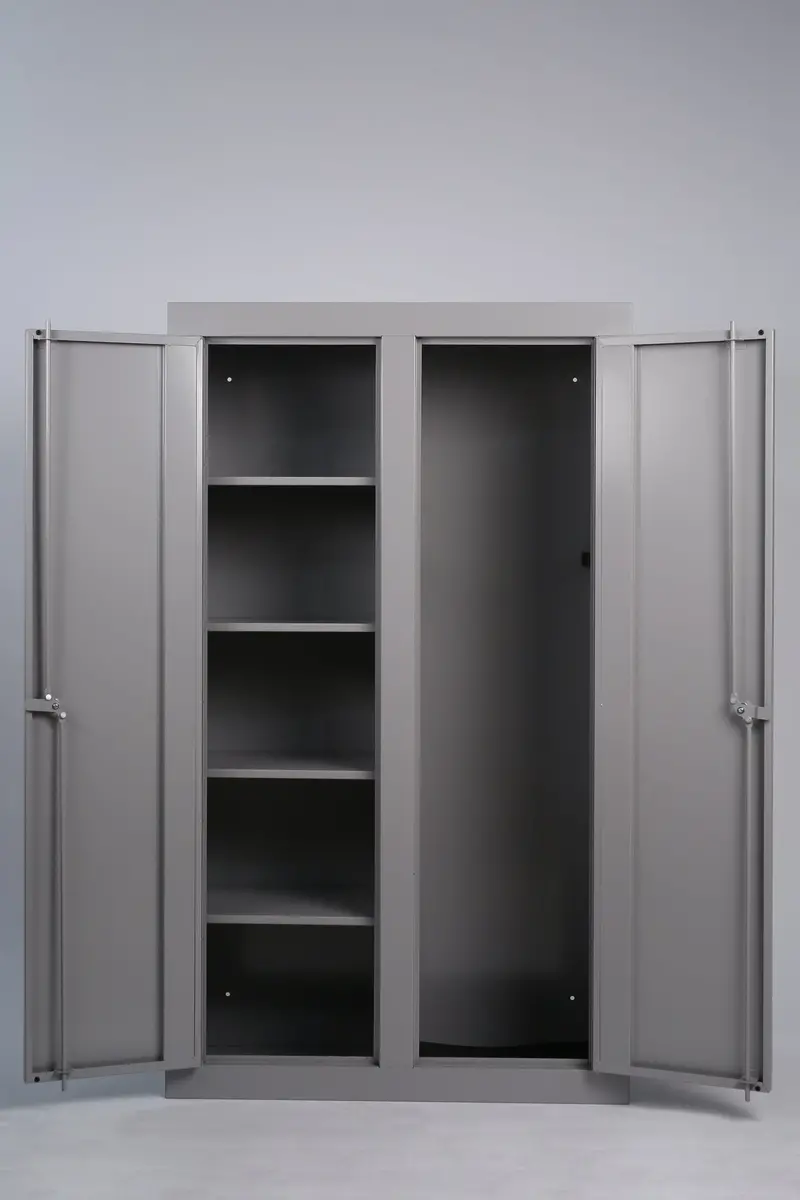 10-Gun Secure Safe Cabinet with Dual Doors – 32″ W × 13.5″ D × 55″ H Fire-Resistant Gun Storage (GC10DD)