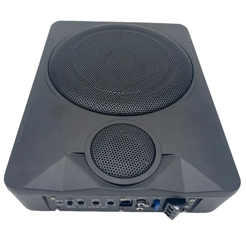 10-Inch 600W Under-Seat Car Amplifier – Compact Subwoofer Power Amplifier for Vehicles