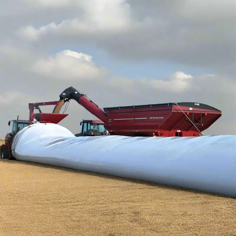 10-Mil Grain Storage Bag – Heavy-Duty 10 ft × 300 ft Polyethylene Bag for Farm and Feed Storage