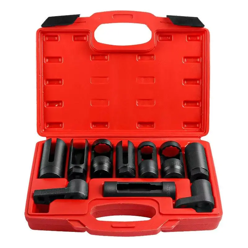 10-Piece Universal O2 Sensor Socket Set – Oxygen Sensor Removal Tool Kit OSS10P