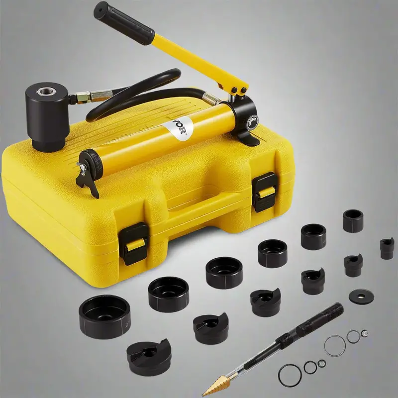 10-Ton Hydraulic Knockout Punch Kit for Industrial-Grade Hole Making | 817438