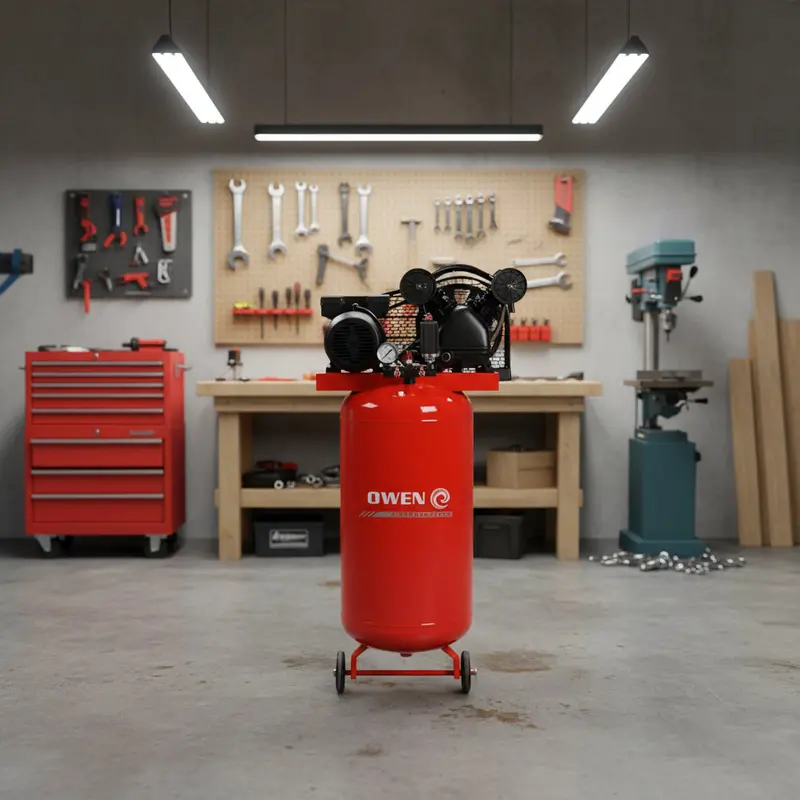 100-Liter Heavy-Duty Air Compressor – 3.3 HP Electric Unit for Continuous Use (8LG100L)