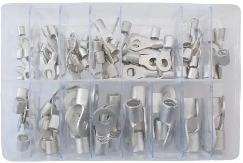 100-Piece Open-Ended Ring Terminal Kit