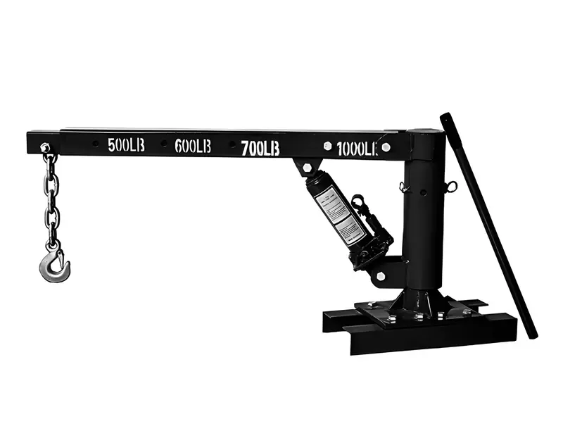 1000 lb Swivel Mini Crane for Pickup Trucks – Bed-Mounted Hoist for Engines, Equipment & Heavy Cargo (MTC25128)
