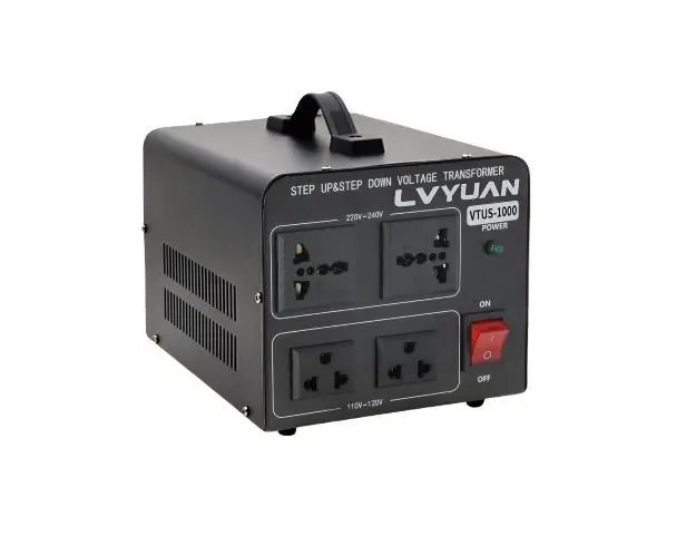 1000W Universal Voltage Transformer – Step-Up/Step-Down Converter (110–120V ↔ 220–240V) for Global Appliances (2503311)