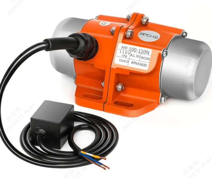 100W Concrete Vibrator Motor for Efficient Consolidation on Slabs and Forms
