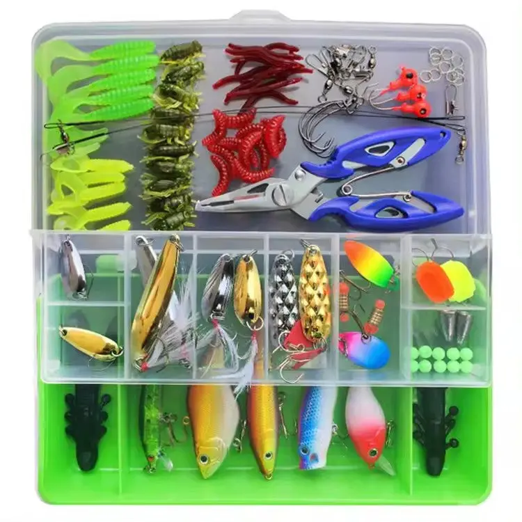 101-Piece Fishing Tackle Kit – Premium Spoon Lures and Accessories for Anglers