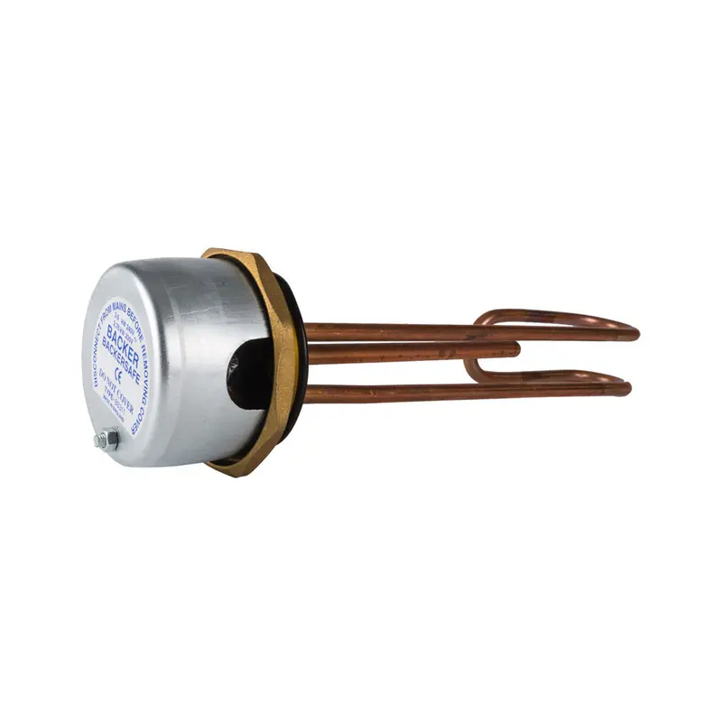 11-Inch Single Immersion Heater with Integrated Safety Thermostat