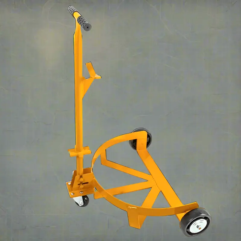 1100 lb Steel Drum Dolly – Heavy-Duty 55-Gallon Drum Carrier with Footboard | SKU 9235061
