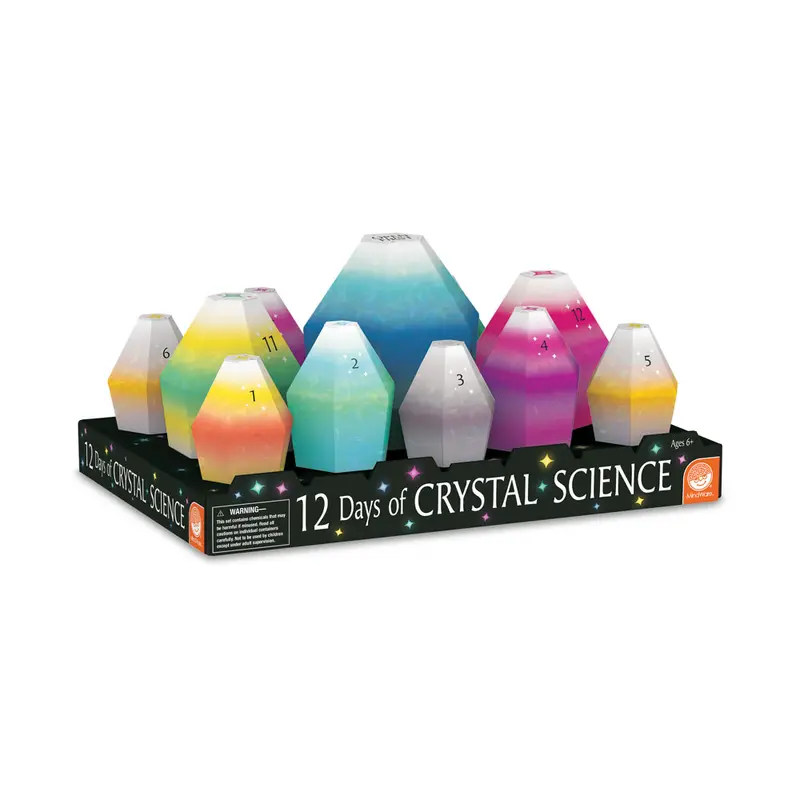 12 Days of Crystal Science Kit – Festive Holiday STEM Experiment Collection