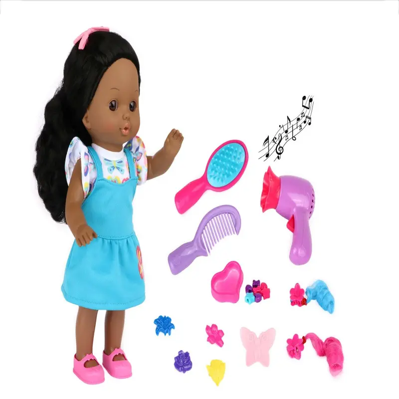 12-Inch Interactive Hair Styling Doll – Play & Groom Activity Set