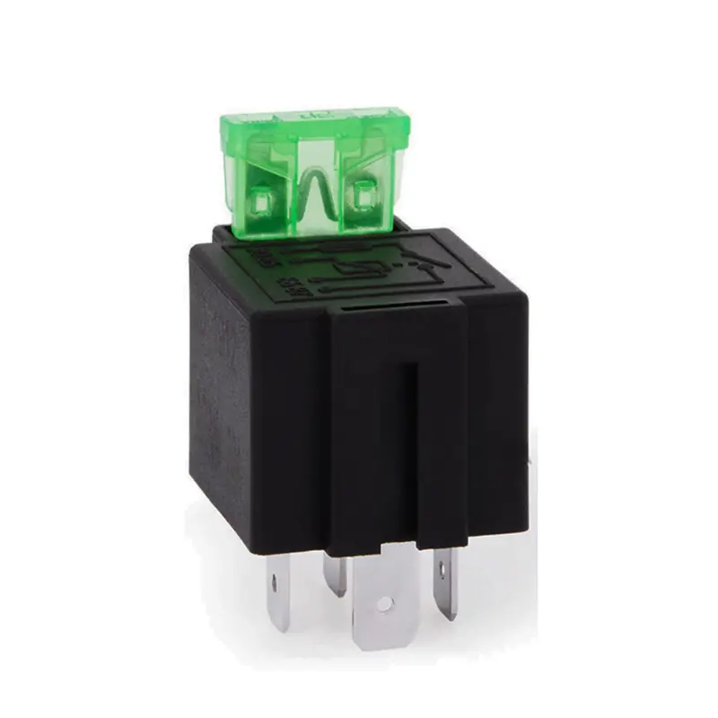 12V 30A Fused Mini Relay – 4-Pin ISO Standard Plug-In Module