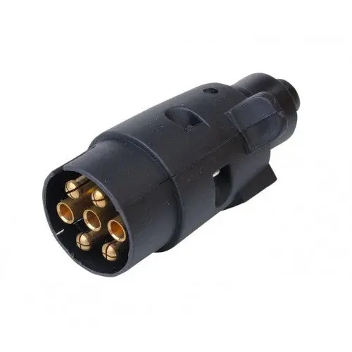 12V 7-Pole Plastic Trailer Plug Connector