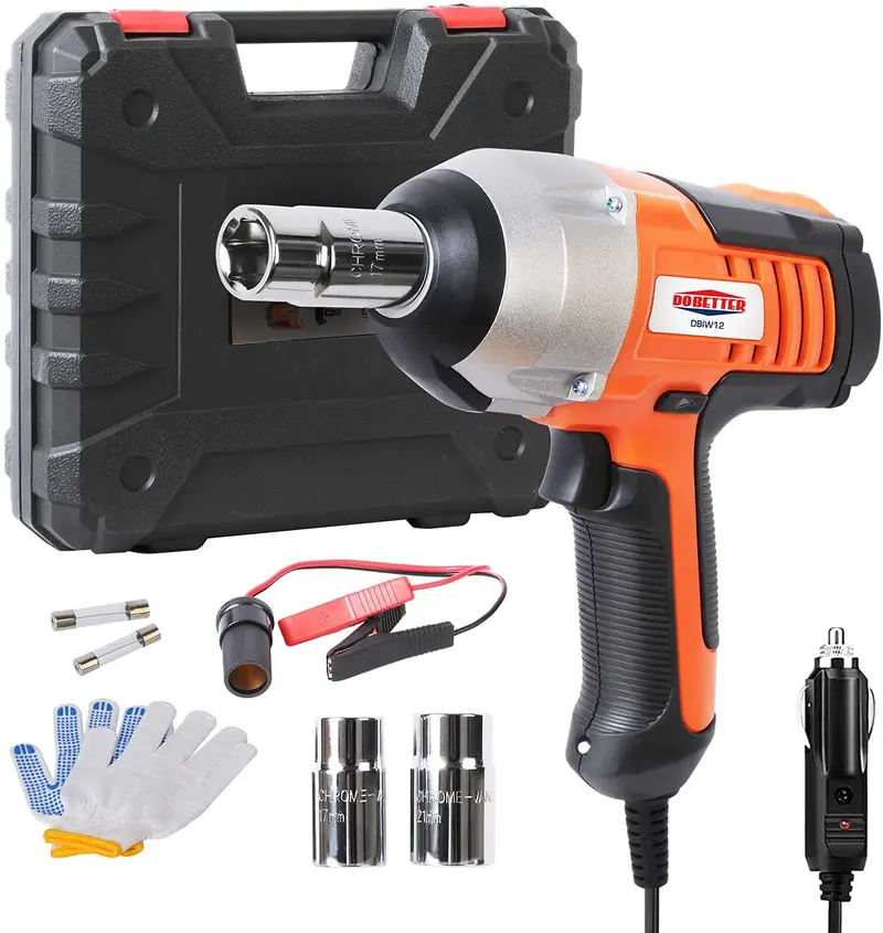 12V DC 1/2-Inch Cordless Impact Wrench – Compact Electric Tire Tool for Auto Repair and Field Maintenance – 822021