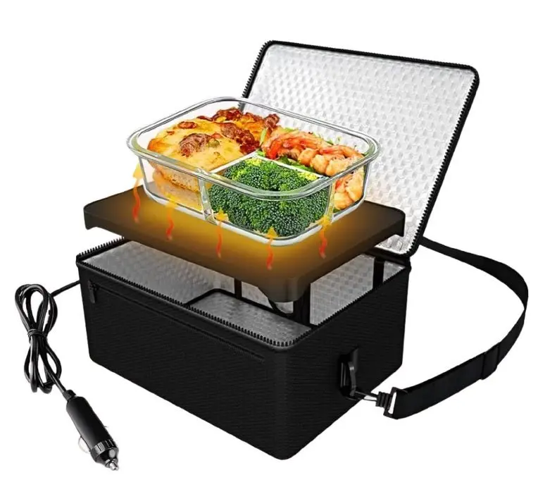 12V Heated Car Lunch Box Bag – Portable 12V Food Warmer for Vehicles – 250334