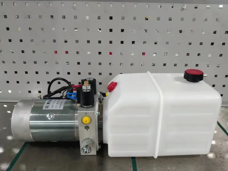 12V Hydraulic Power Pump – Double-Acting Trailer Hoist System with 6-Quart and 8-Quart Reservoir Options