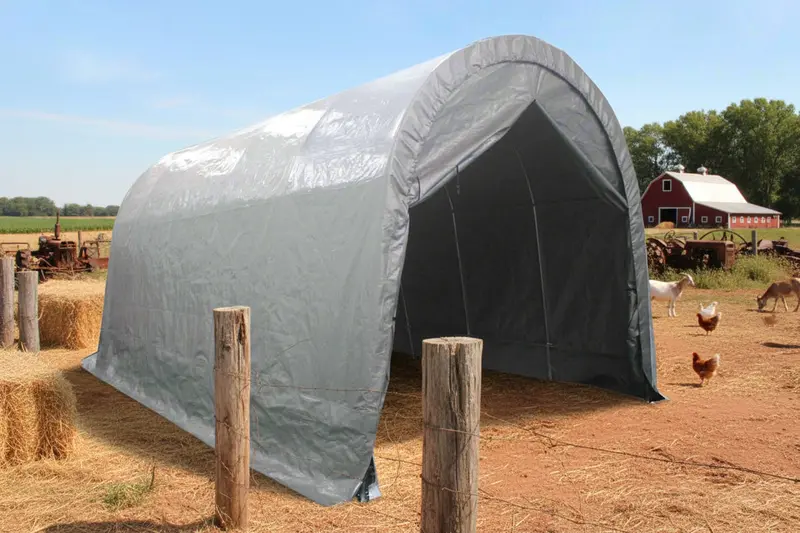 12x20x10 FT Heavy-Duty Portable Storage Building – Weatherproof Garage or Workshop Shelter