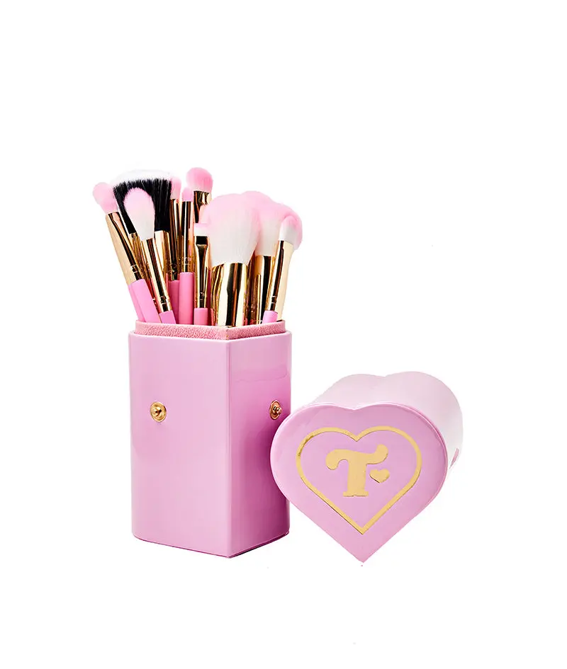 13-Piece Rose Gold Makeup Brush Set – Full Face Kit