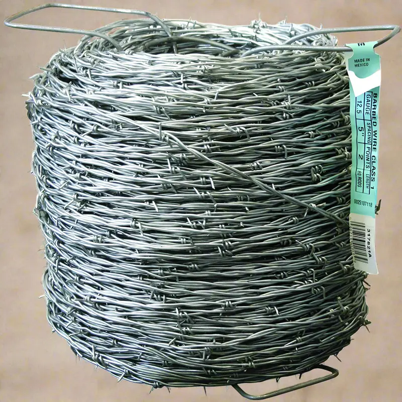 1320-Foot Galvanized 12.5-Gauge 2-Point Barbed Wire Roll – Farm-Grade Fencing Material