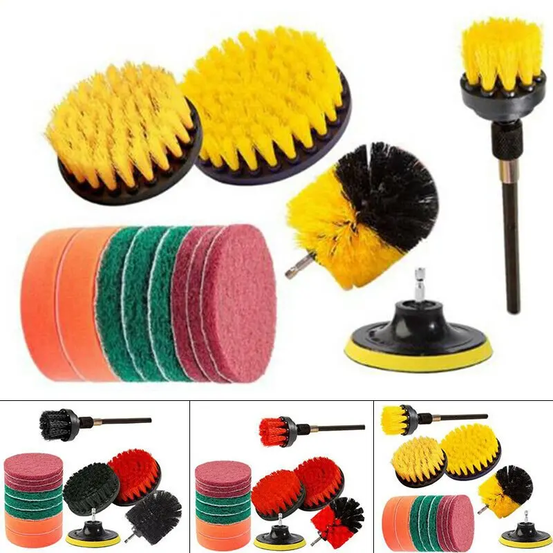 14-Piece Power Drill Brush Set for Heavy-Duty Cleaning and Surface Prep