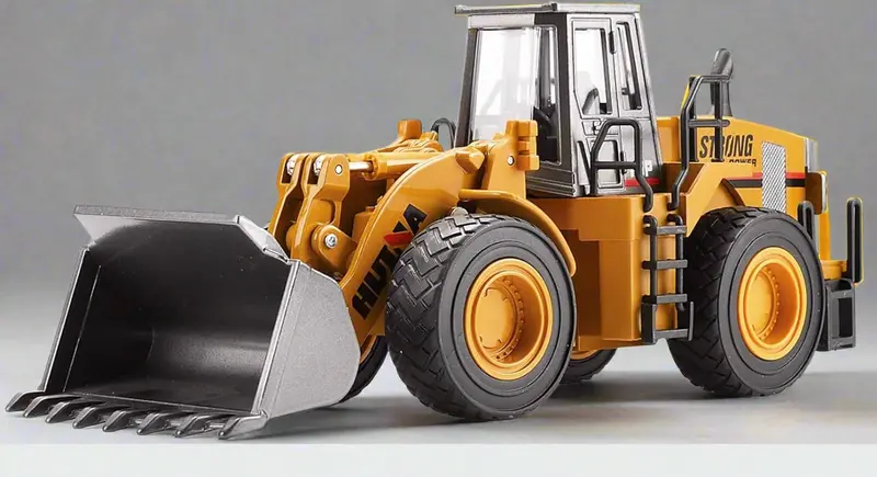 1:40 Scale Diecast Wheel Loader Toy – Realistic Off-Road Construction Vehicle Model