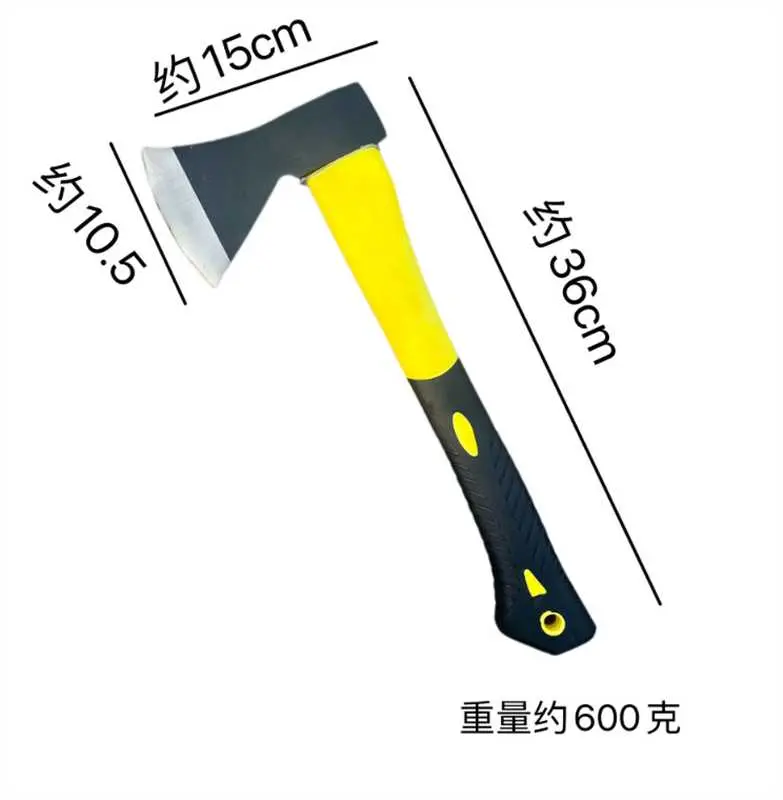 15-Inch Wood-Handle Chopping Axe – All-Purpose Outdoor Tool for Firewood, Farming & Camp Use AXE001