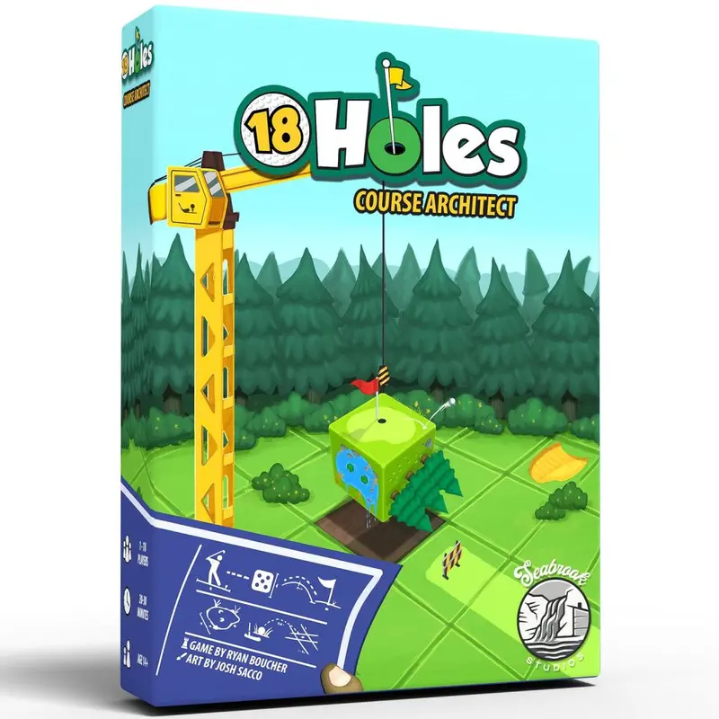 18 Holes: Course Architect – Roll-and-Write Golf-Themed Strategy Game