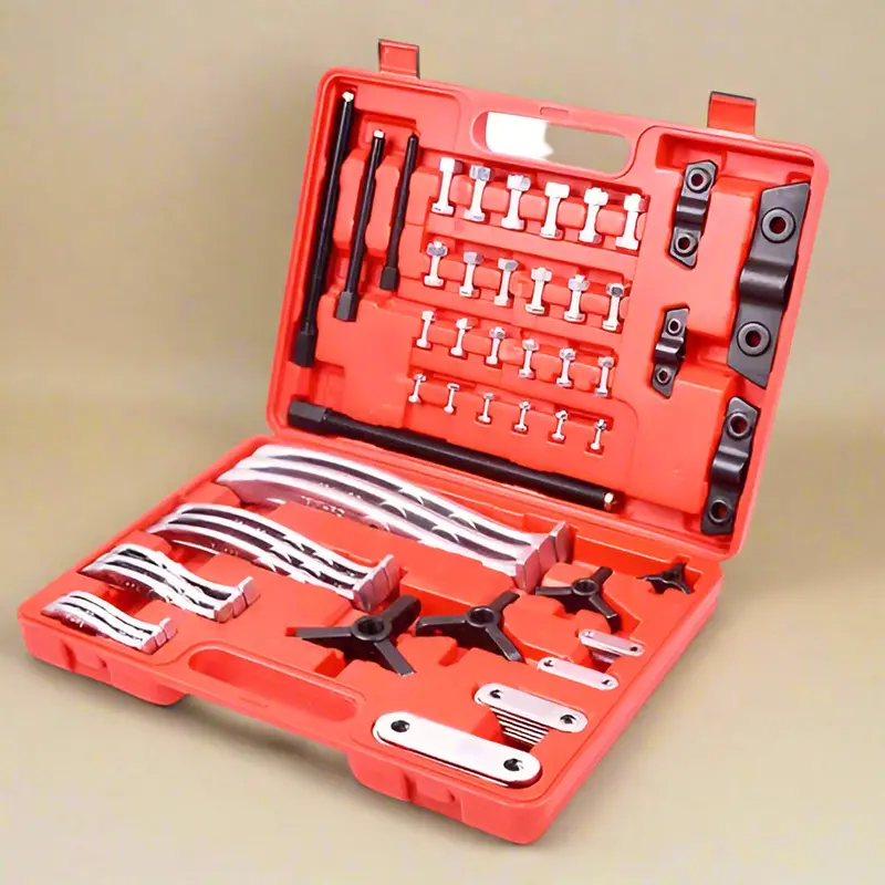 2- and 3-Jaw Reversible Gear Puller Kit for Bearings, Pulleys, and Hubs