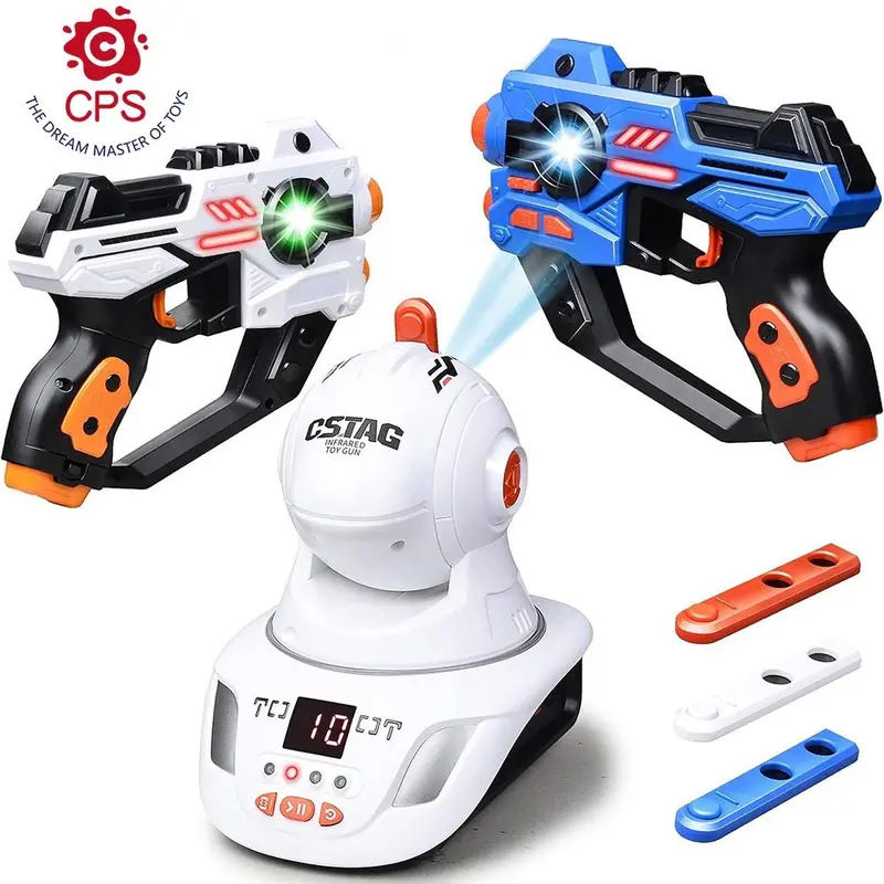 2-Pack Infrared Laser Tag Set – Includes Projector Target & Blaster Guns for Interactive Play (CPS291842)