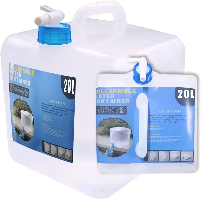 20-Liter Collapsible Water Container – BPA-Free Portable Storage for Camping & Emergencies (Model S3096)