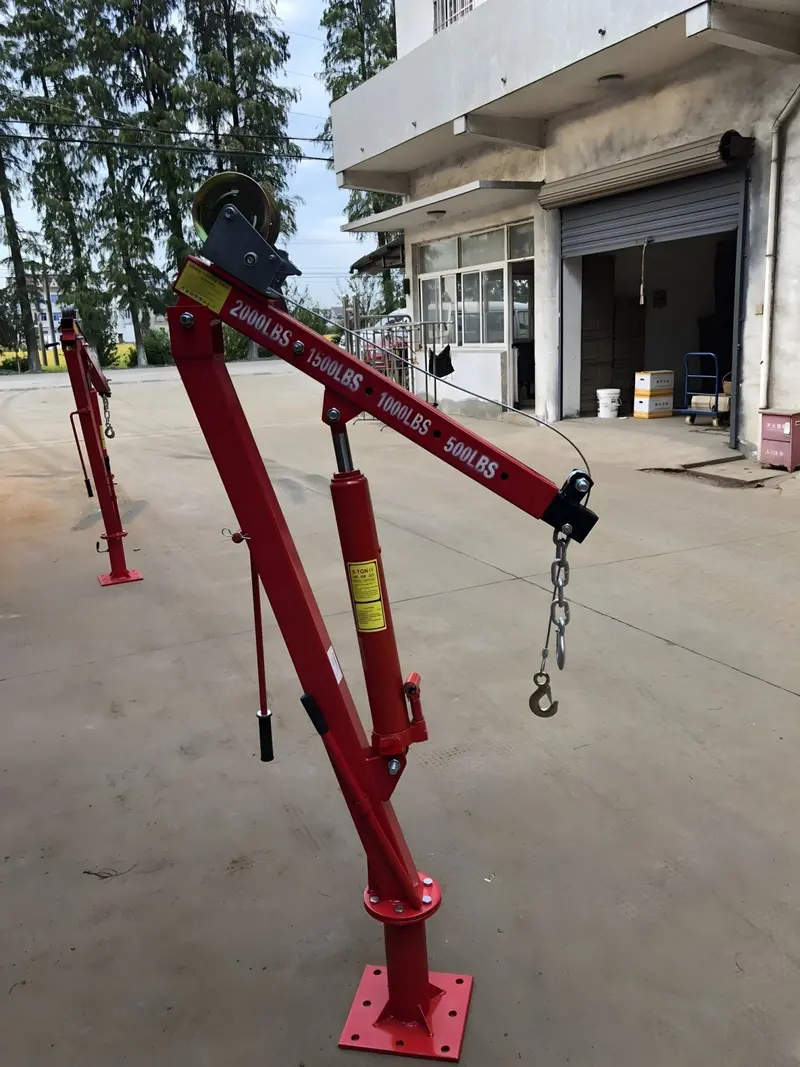 2000 lb Capacity Truck-Mounted Crane – Compact, High-Strength Lifting Hoist for On-Site Material Handling (1244210)