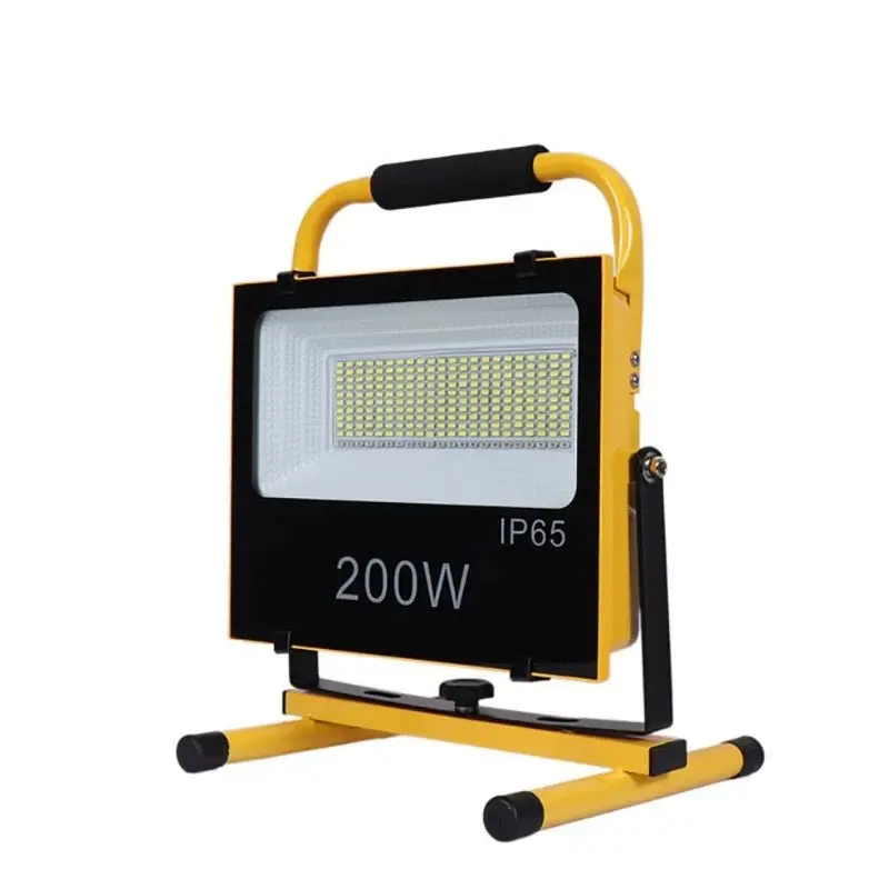 200W Rechargeable IP66 Waterproof LED Work Light – 20,000 Lumens Portable Task Lamp