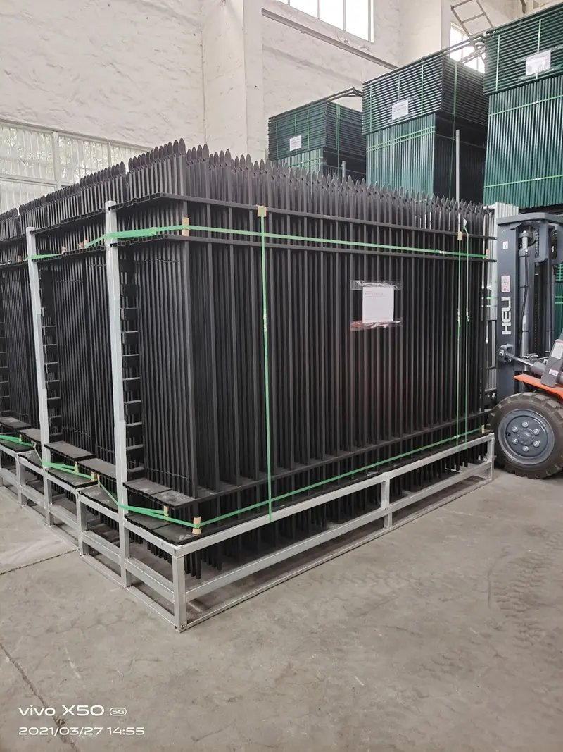240-Foot Wrought Iron Fence Panel Kit – Powder-Coated Black Steel for Durable Perimeter Security