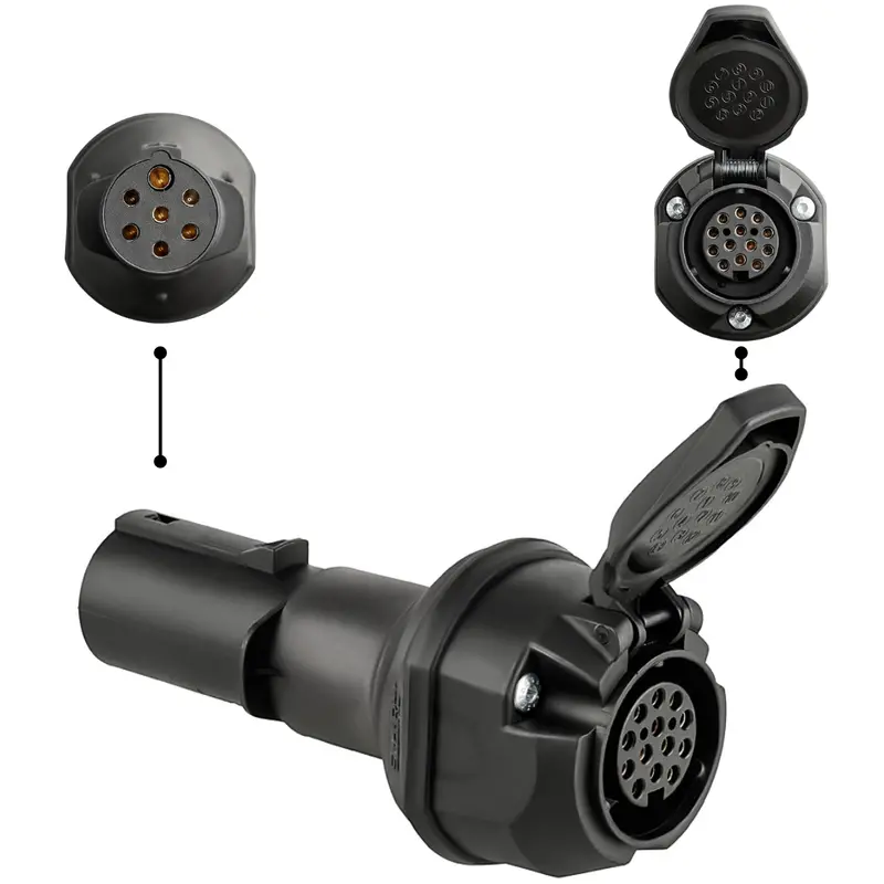 24V to 12V Voltage Reducer for 7-Pin to 13-Pin Trailer Socket Conversion