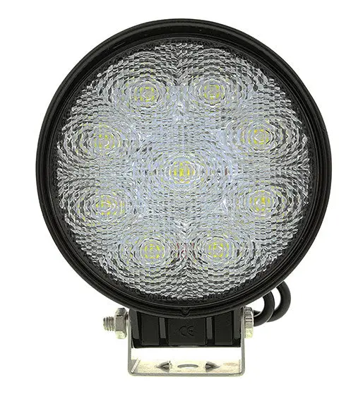 27W Round LED Work Light – Efficient Illumination for Vehicle Use