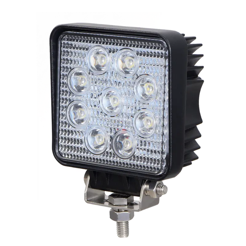 27W Square LED Work Light – Rugged Enclosure, Wide Beam Angle
