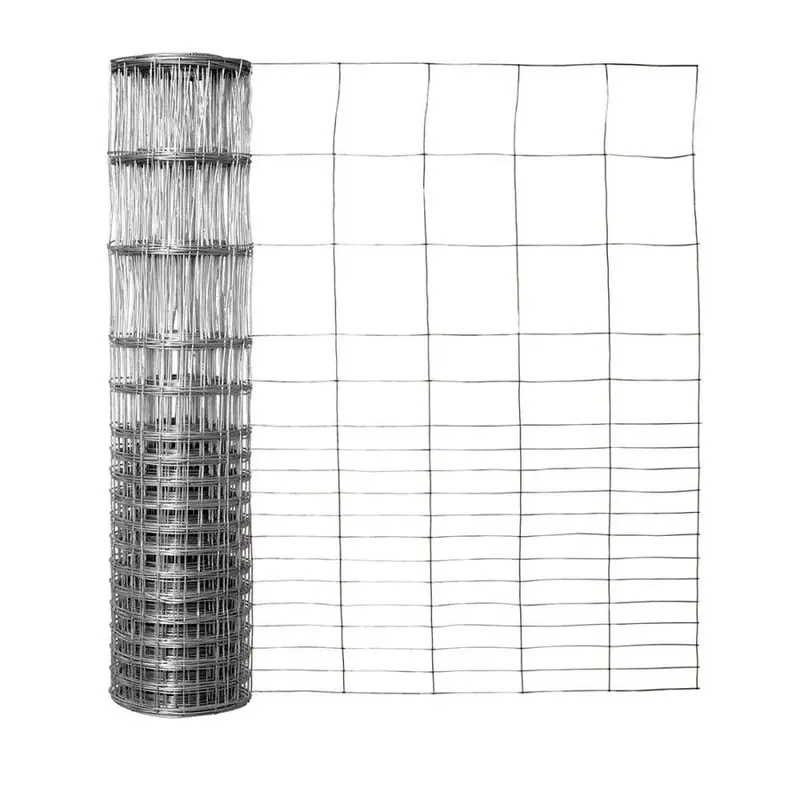 28″ × 50 ft Galvanized Rabbit Fence – Corrosion-Resistant Steel Mesh for Yard and Veggie Garden Protection | G2850F