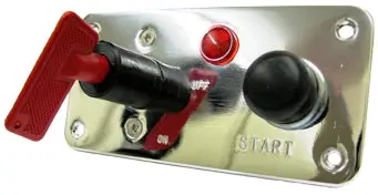 3-Hole Switch Panel with Integrated Battery Isolator