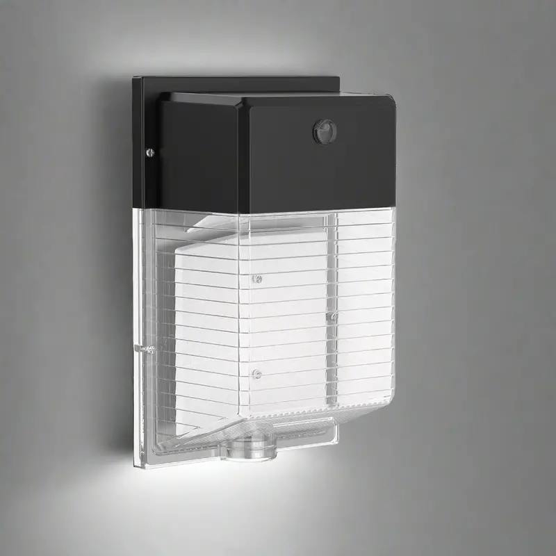 30W Mini LED Wall Pack Light – 3-Color Temperature Selectable (4000K/5000K/6500K), Photocell Sensor, 120–277V, Wet-Rated – WPXW30