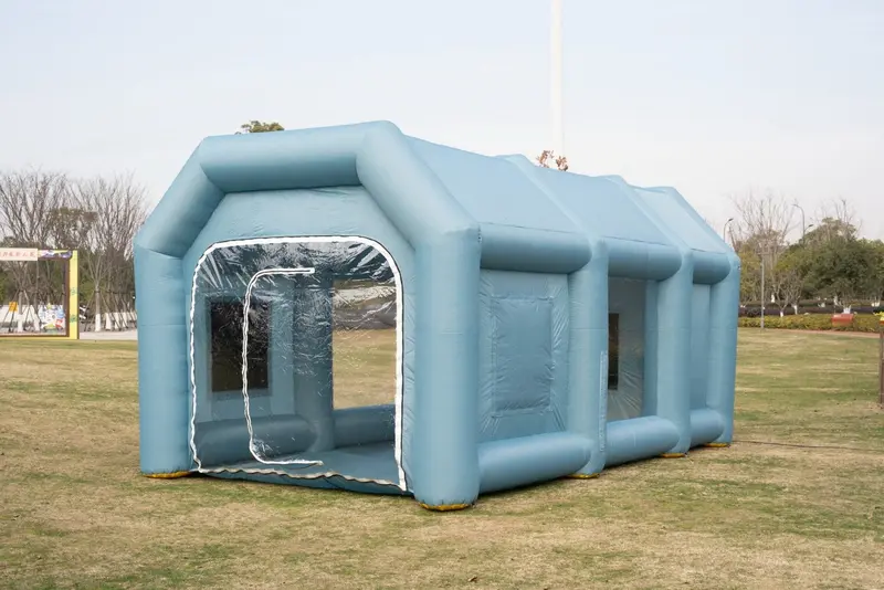 32-Foot Inflatable Auto Body Paint Booth – Enclosed Spray Area for Vehicle Refinishing