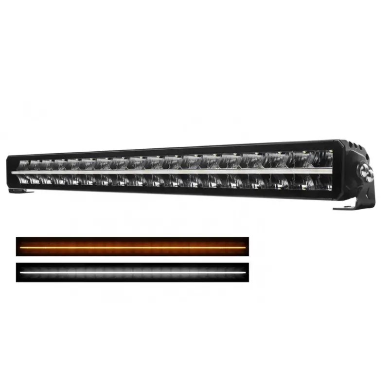 32-Inch LED Light Bar with Dual Amber and White DRL Strip