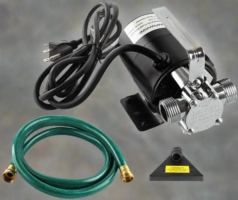 330-GPH Portable Electric Water Transfer Pump – 110V Utility Pump for Drainage, Irrigation, and Emergency Use