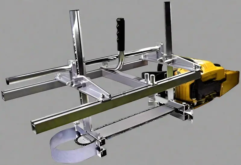 36-Inch Adjustable Chainsaw Mill Guide | Portable Sawmill Attachment for Log Slabbing and Plank Cutting