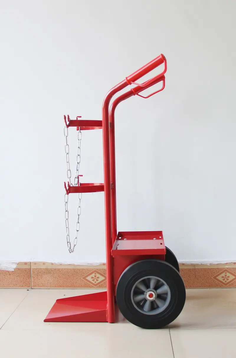 360-Lb Welding Cylinder Hand Truck – Reinforced Dolly with Secure Straps for Gas Tanks | SKU 826629
