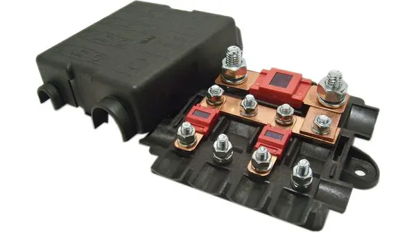 4-Way MIDI Fuse Box Holder – Compact Distribution Block