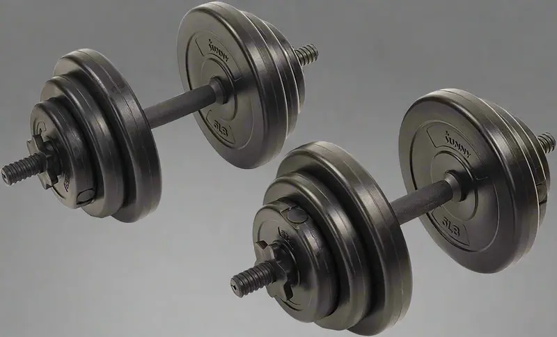 40-Pound Space-Efficient Adjustable Dumbbell Set – Lightweight Yet Robust Home Gym Strength Kit | S3070