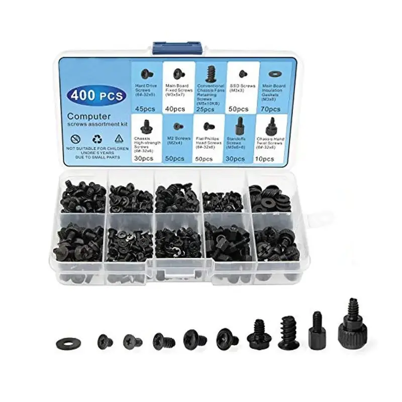 400-Piece Molex Power Cable Kit for PC Case Fans (FS010839)