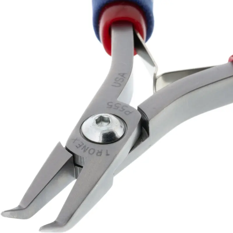 45° Bent-Nose Pliers with Ultra-Fine Precision Tips (P555/P755)